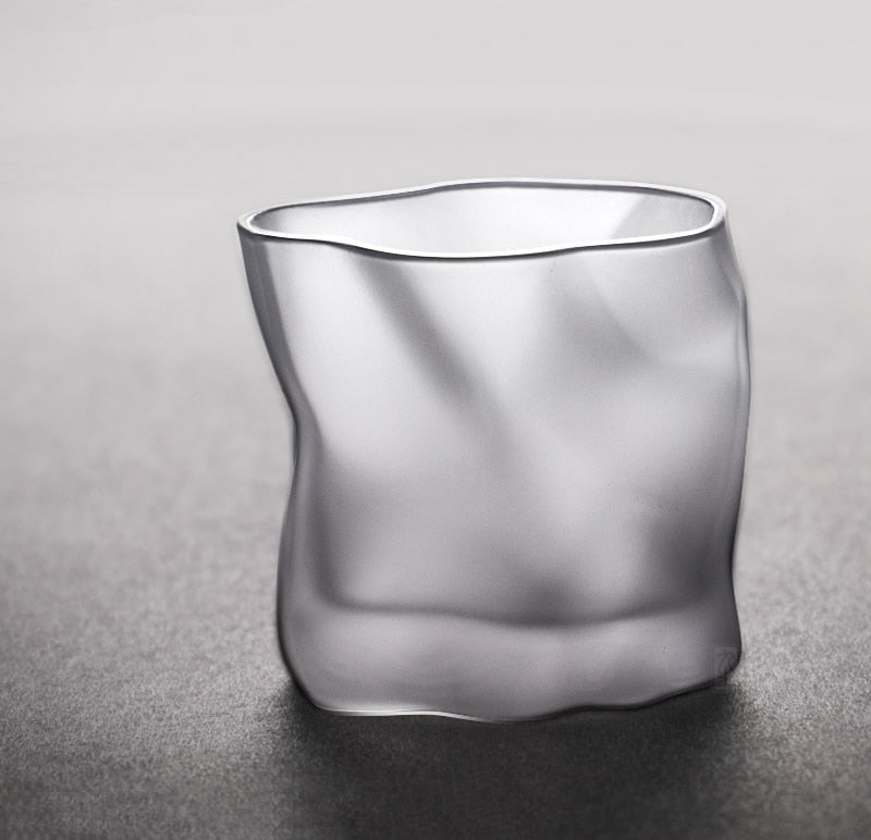 Vivolux | Verzerrte Textur Whisky Glas Set