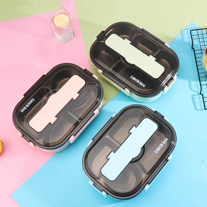 Vivolux | Edelstahl auslaufsichere Lunchbox Behälter