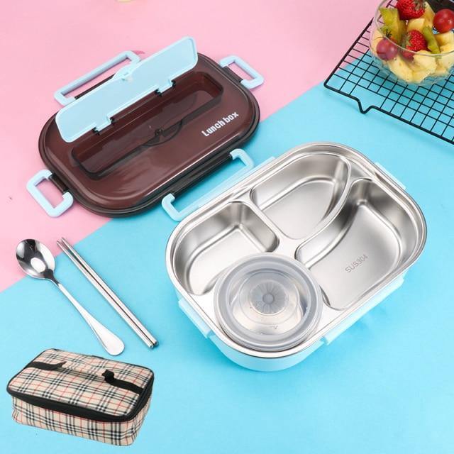 Vivolux | Edelstahl auslaufsichere Lunchbox Behälter