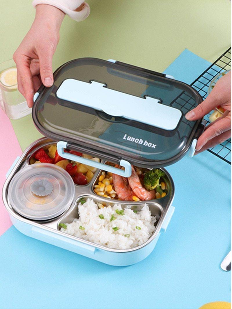 Vivolux | Edelstahl auslaufsichere Lunchbox Behälter
