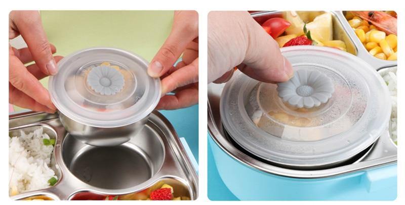 Vivolux | Edelstahl auslaufsichere Lunchbox Behälter