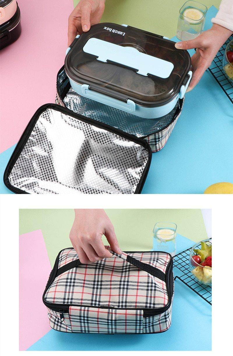 Vivolux | Edelstahl auslaufsichere Lunchbox Behälter