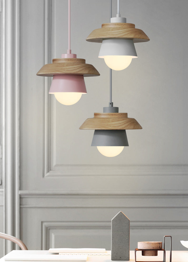 Vivolux | Moderne nordische Holz-Pendelleuchte