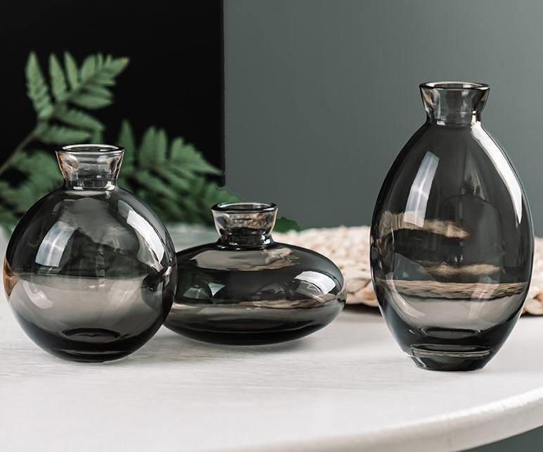 Vivolux | TrioVase Glasvasen Set | Stilvolles Design | Perfekte Dekoration | In verschiedenen Farben erhältlich