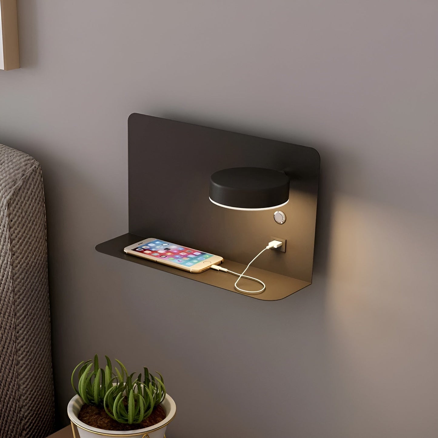 Vivolux | Wandleuchte – Aufladbare Eleganz mit USB-LED-Beleuchtung für luxuriöse Atmosphäre