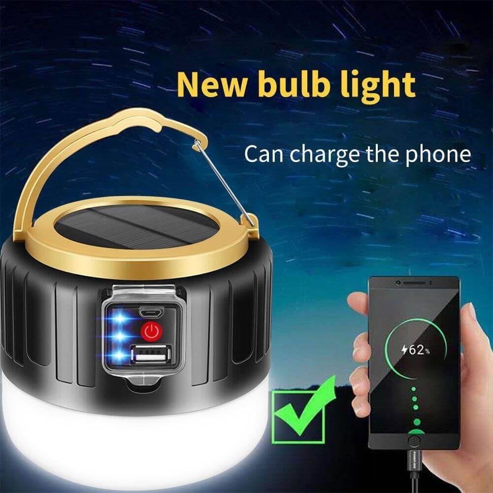 Vivolux | Wetterfeste Solar wiederaufladbare Camping LED Lampe