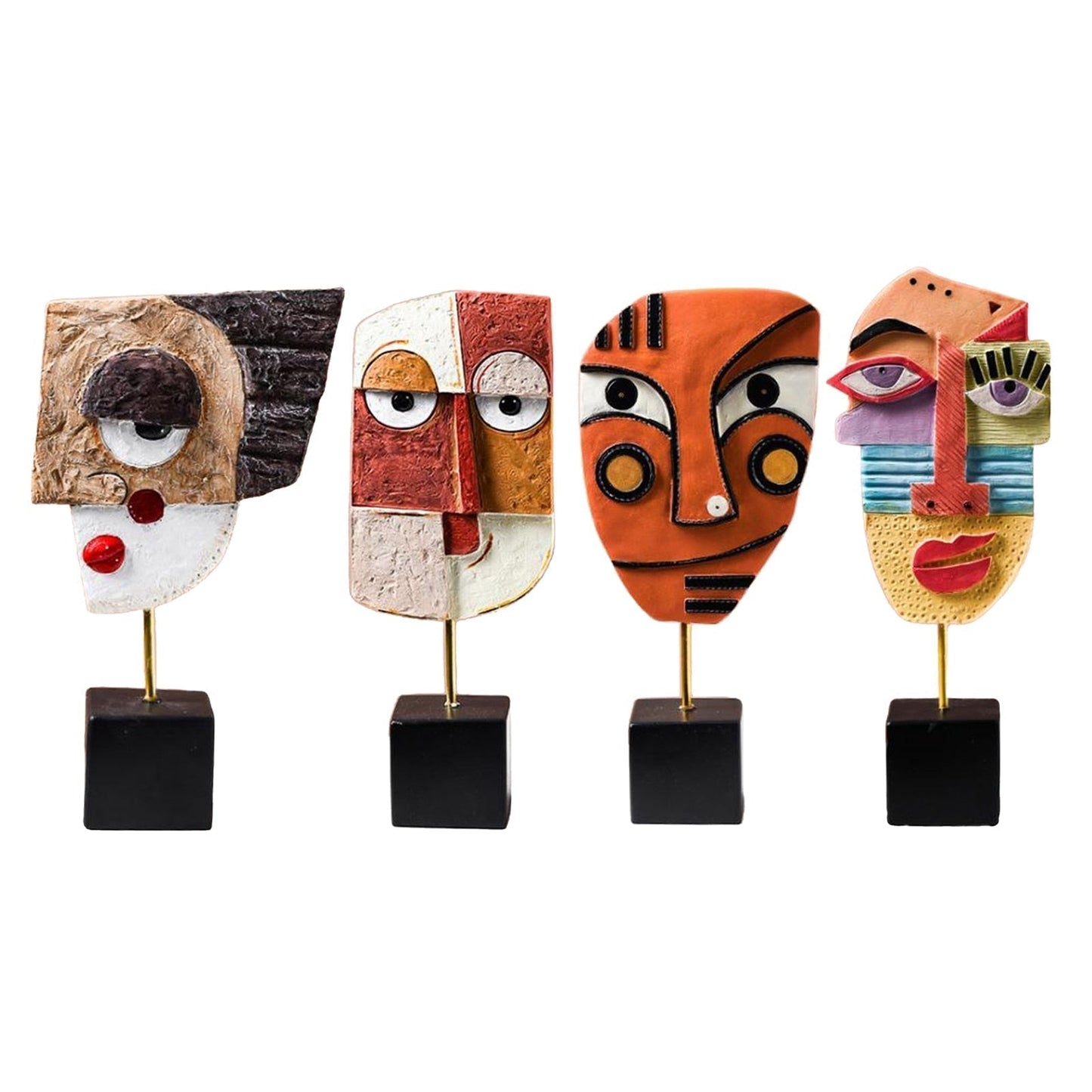 Vivolux | Abstract Pop Art Gesicht Home Skulptur