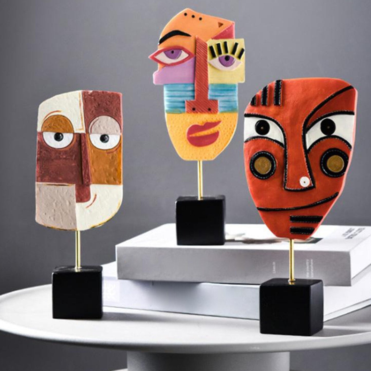 Vivolux | Abstract Pop Art Gesicht Home Skulptur