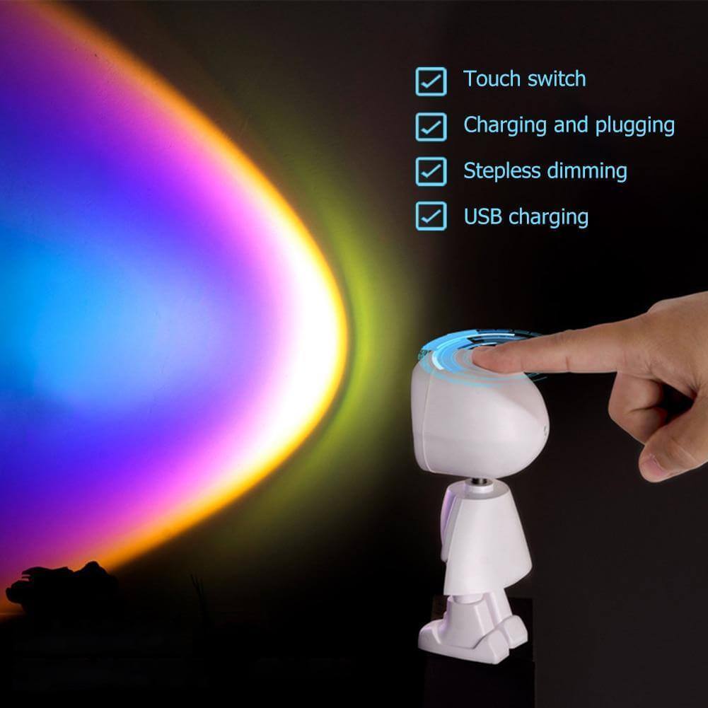 Vivolux | Atmosphärische Sonnenuntergang Roboterlampe LED