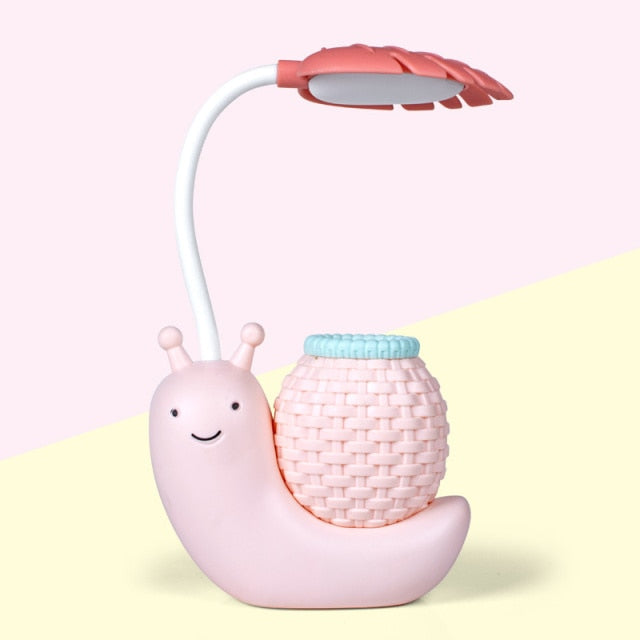 Vivolux | Schnecke Stifthalter Tischlampe Kinder