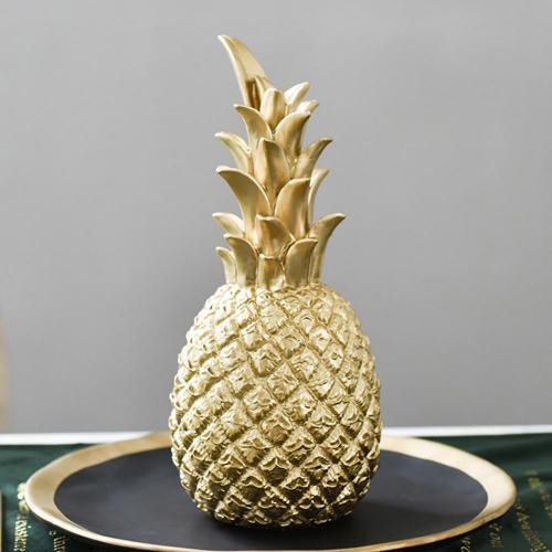 Vivolux | PineLux Glänzende Ananas Dekofigur | Modernes Design | In 3 Farben & Größen erhältlich