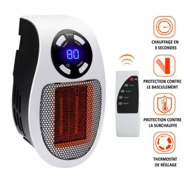 Vivolux | Ultra-kompakter Keramik-Heizlüfter HeatCompact