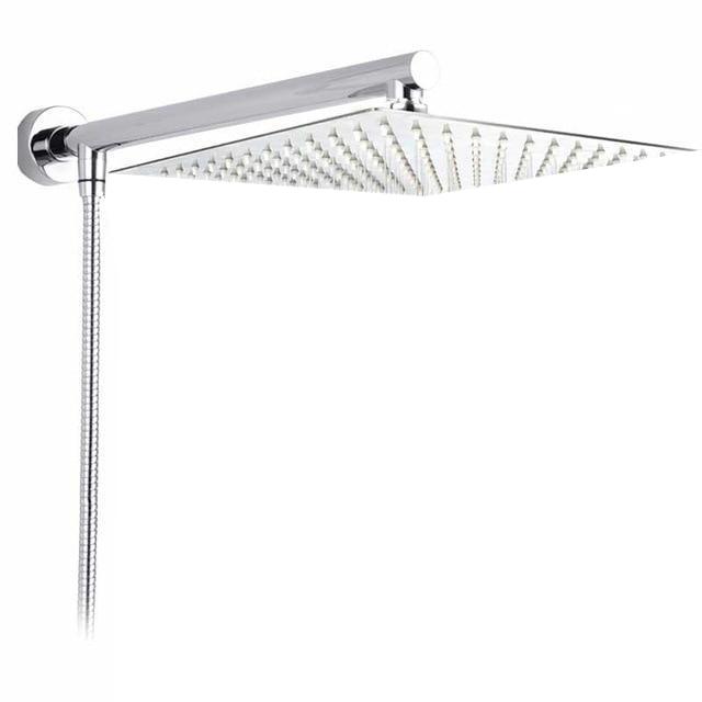 Vivolux | RainSpa Wandmontierte Regenfall-Ultraschmaldusche | Luxuriöser Komfort | Modernes Design