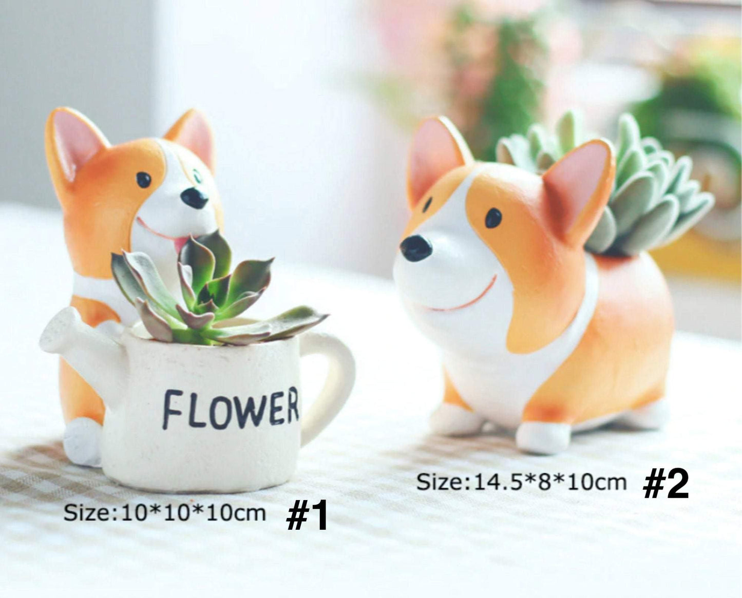 Vivolux | Resin Corgi Mini Blumentopf