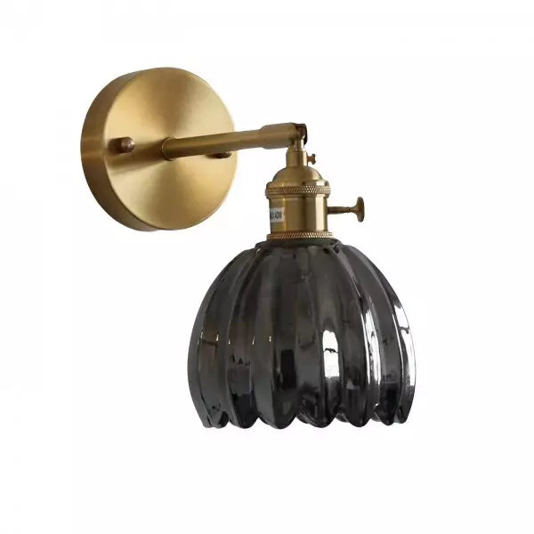 Vivolux | Retro – Wandleuchte Glas Tulip Bud