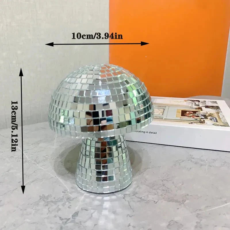 Vivolux | Retro-Stil Glas Disco Pilz Dekoration
