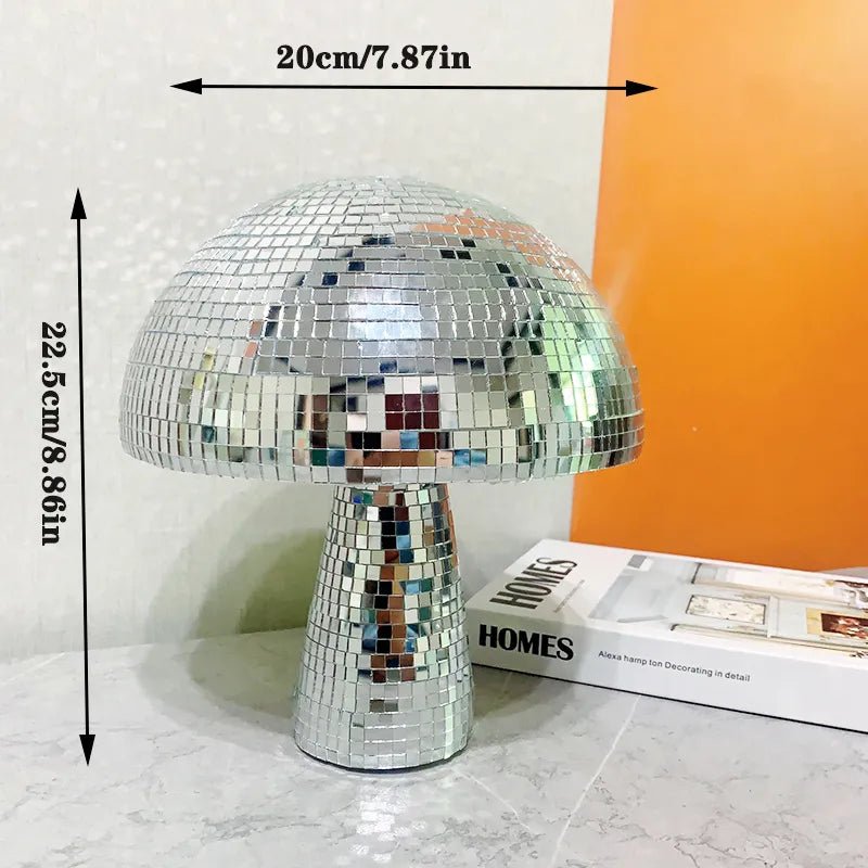Vivolux | Retro-Stil Glas Disco Pilz Dekoration