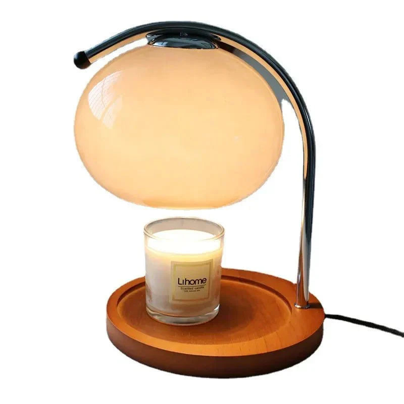 Vivolux | Tischlampe aus Glas im Retro-Stil mit Ständer