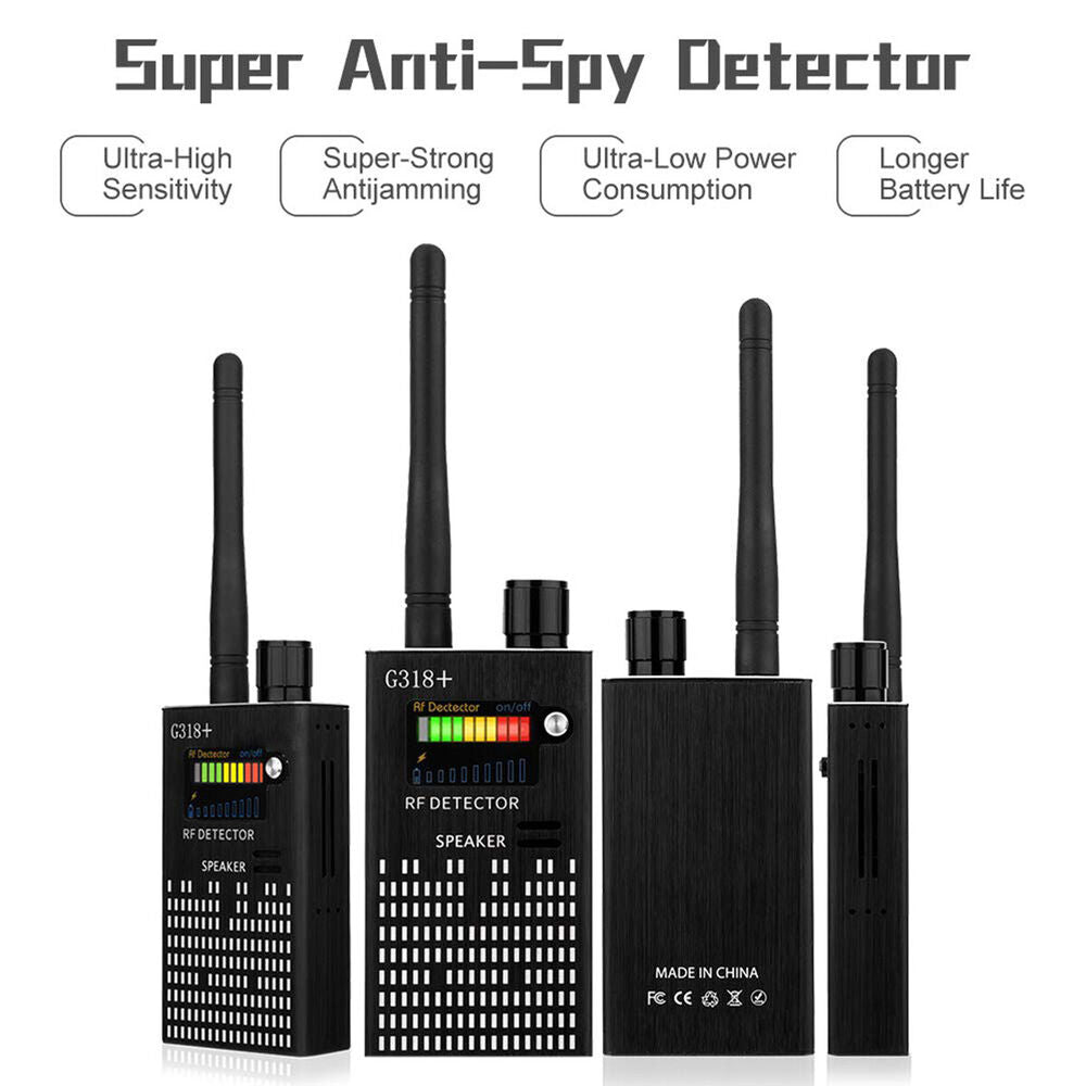 Vivolux | Spionagesignal-Wanzendetektor, HF-Detektor, versteckte Kamera, Laserlinse, GSM-GPS-Gerätefinder