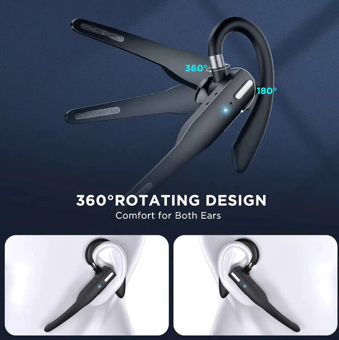 Vivolux | Trucker Dual Mic Drahtloses Bluetooth 5.1 Noise Cancelling Headset/Ohrenhörer