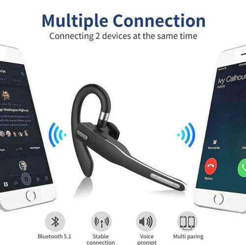 Vivolux | Trucker Dual Mic Drahtloses Bluetooth 5.1 Noise Cancelling Headset/Ohrenhörer