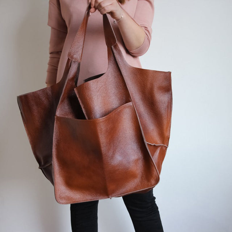 Vivolux | Übergroße Weekender-Handtaschen Aus Leder