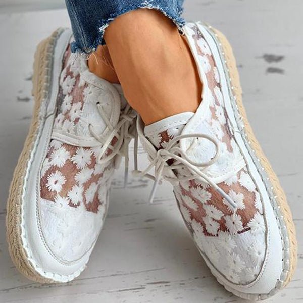 Vivolux | Orthopädischer stilvoller Schuh mit Blumendesign