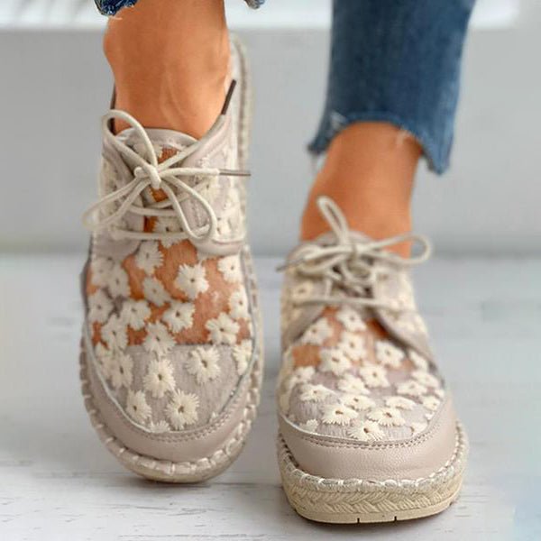 Vivolux | Orthopädischer stilvoller Schuh mit Blumendesign