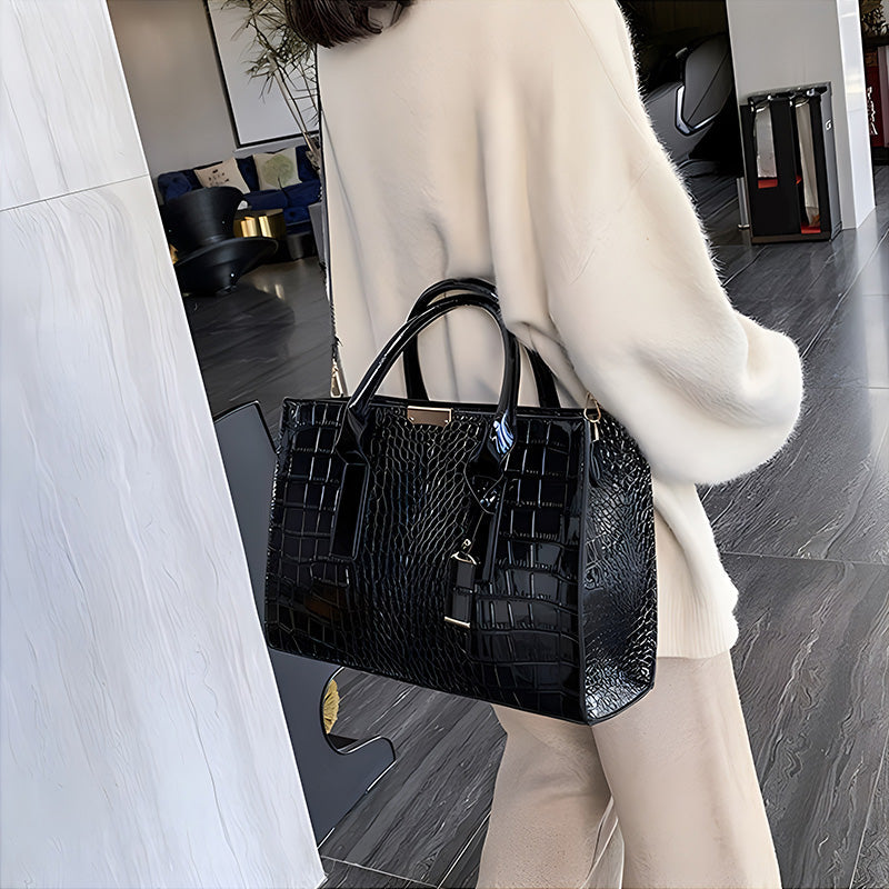 Vivolux | Tasche mit Krokodilprägung.