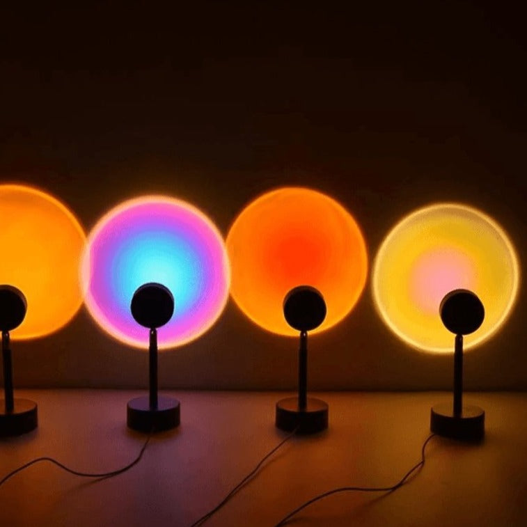 Vivolux | Sonnenuntergang Lampe - Luminex - USB Angetrieben - Regenbogen Projektion