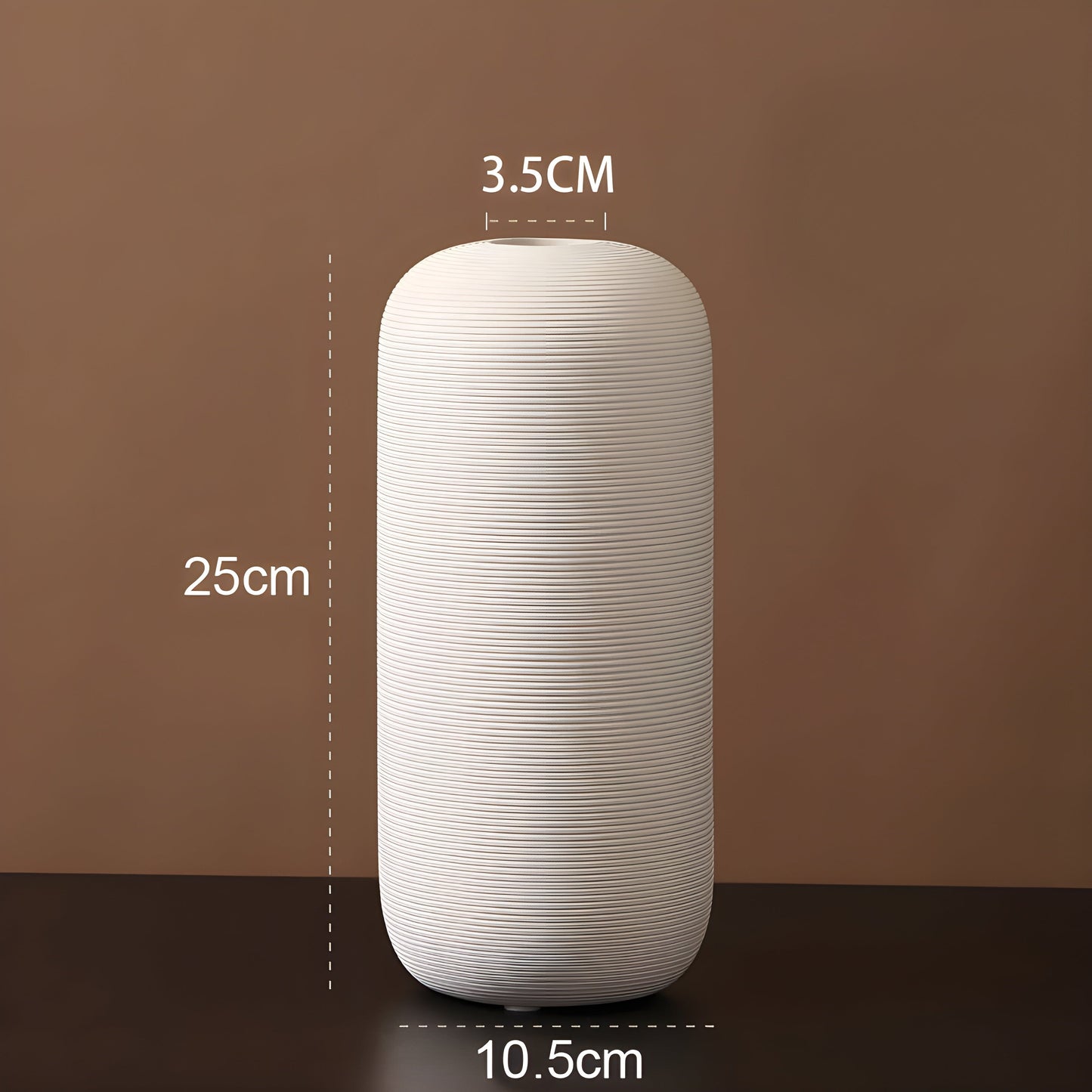 Vivolux | Minimalistische Handgefertigte Keramische Zen-Vase