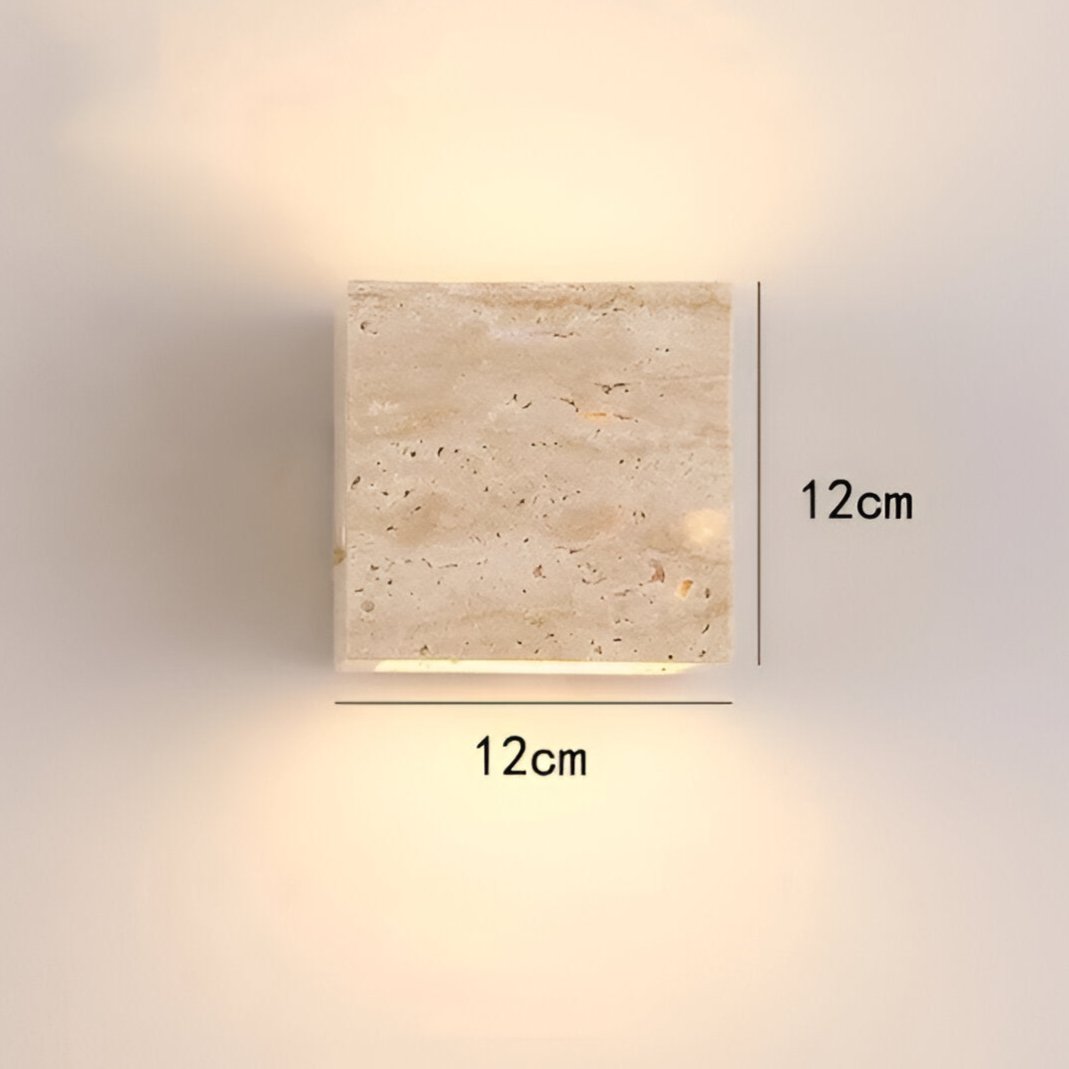 Vivolux | Wandleuchte aus Travertin für eine warme und elegante Atmosphäre