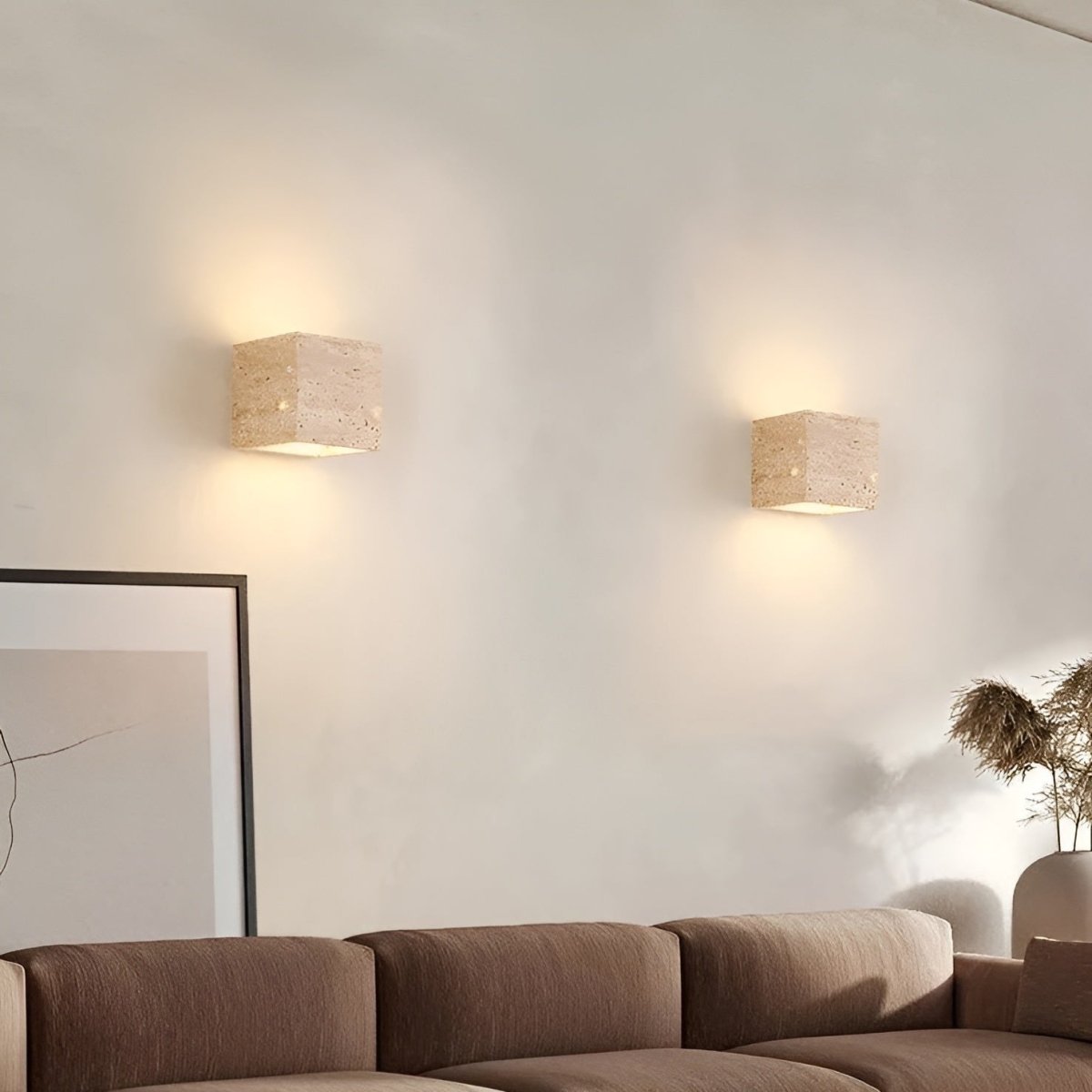Vivolux | Wandleuchte aus Travertin für eine warme und elegante Atmosphäre