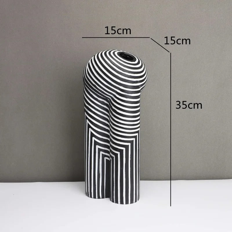 Vivolux | Vase mit abstrakter Geometrie