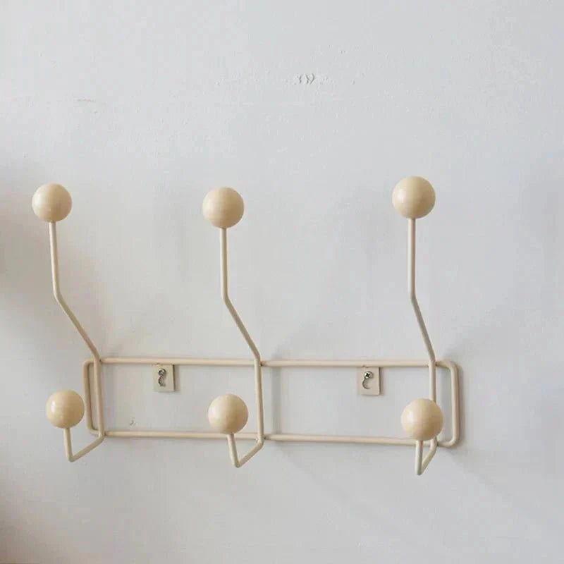 Vintage Kleiderhaken Metall Set - Klassische Garderobe für Mäntel und Accessoires