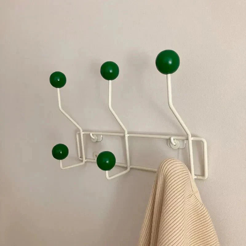 Vintage Kleiderhaken Metall Set - Klassische Garderobe für Mäntel und Accessoires