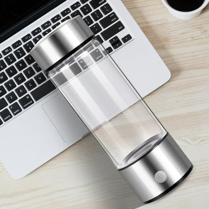 Vivolux | Wiederaufladbare alkalische Wasserflasche - Mit Wasser angereichertes Wasserstoff