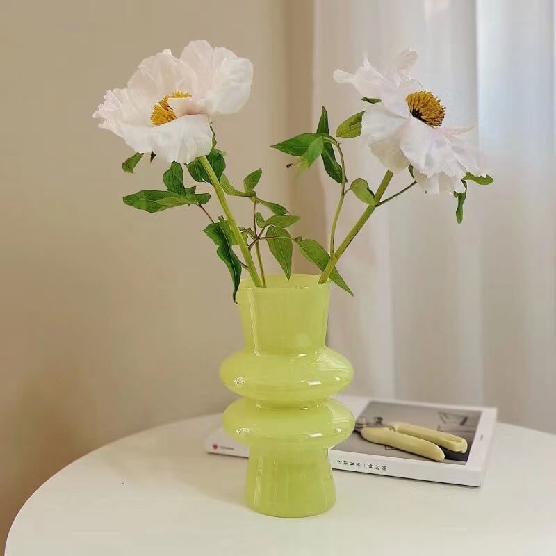 Vivolux | Wellenförmige Glasblumenvase