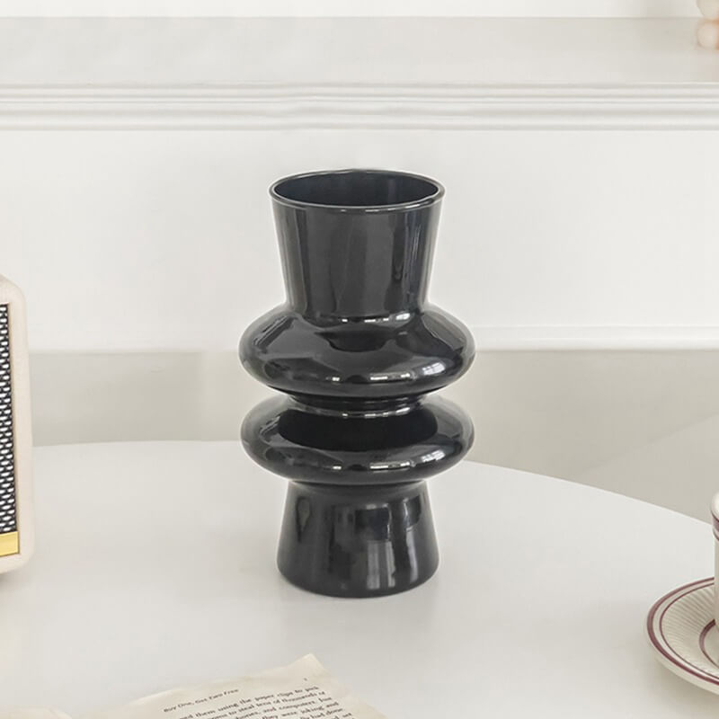 Vivolux | Wellenförmige Glasblumenvase
