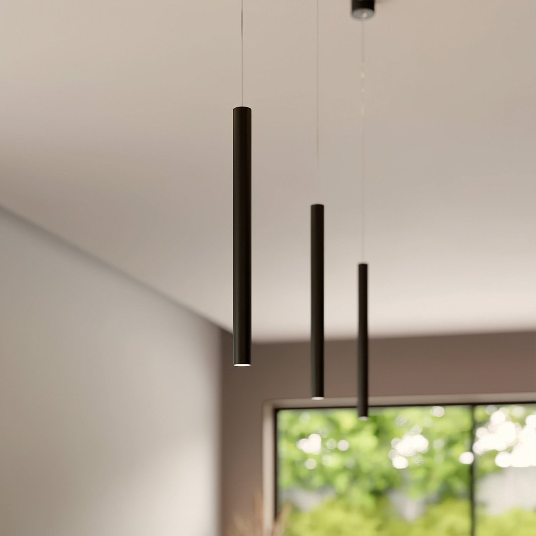 Vivolux | RayAura Minimalistische LED Pendelleuchte | Modernes Design | Elegante Deckenlampe für Wohnzimmer & Büro
