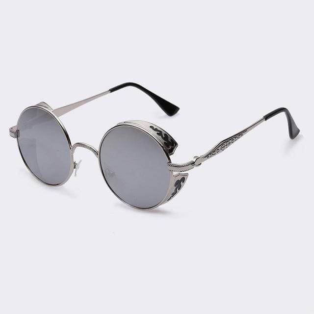 Vivolux | Steampunk Vintage Runde Sonnenbrille Limitierte Auflage