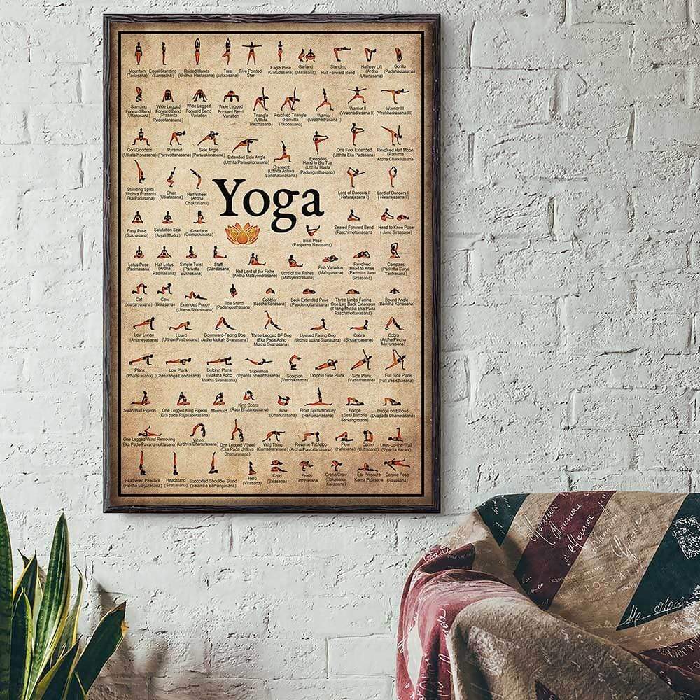 Vivolux | Yoga-Posen Wandposter