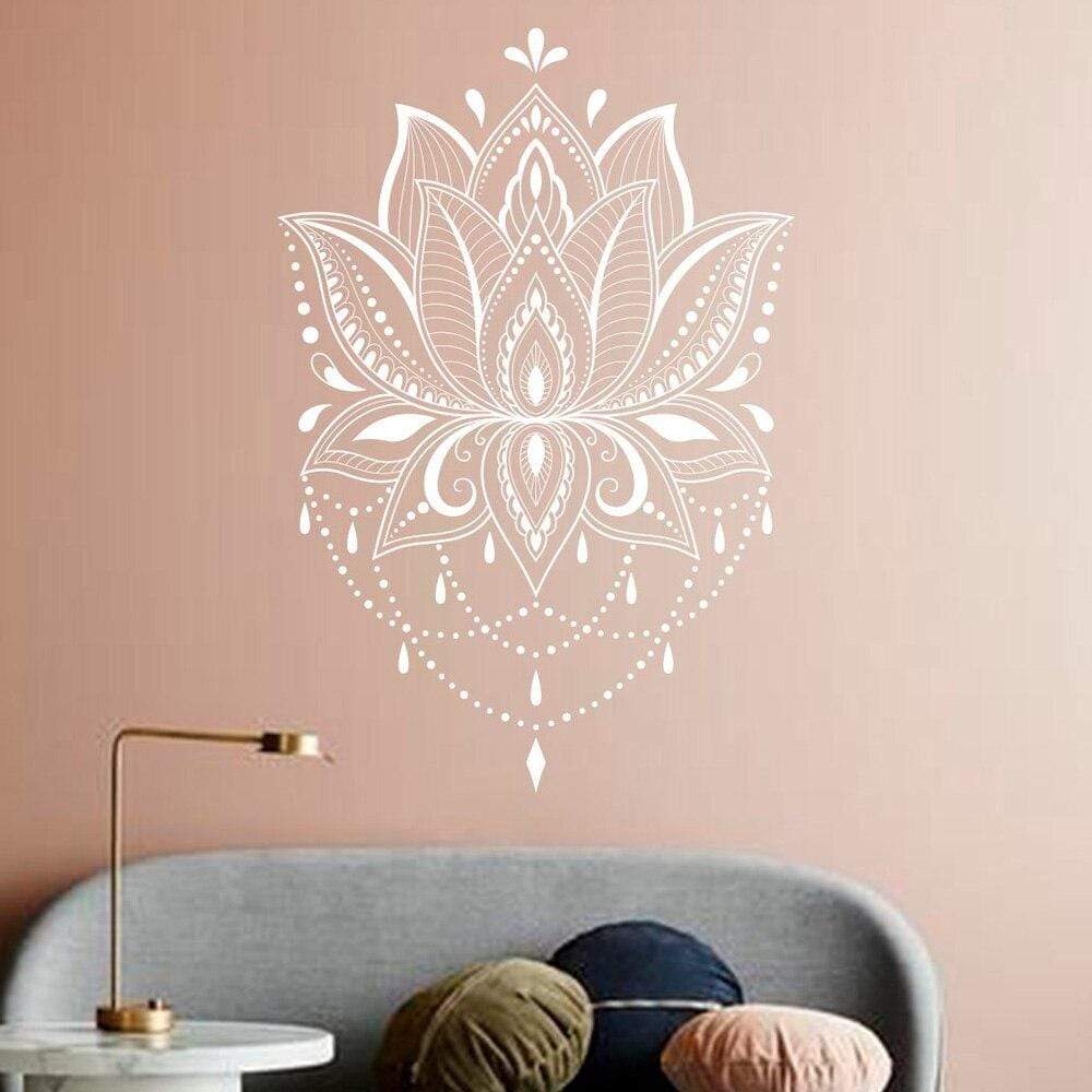 Vivolux | Lotus Mandala Wandaufkleber