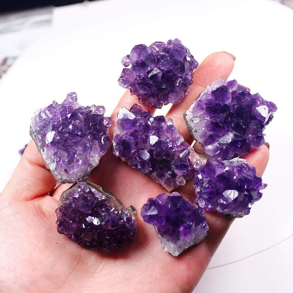 Vivolux | Roh-Amethyst-Quarz-Kristall-Cluster