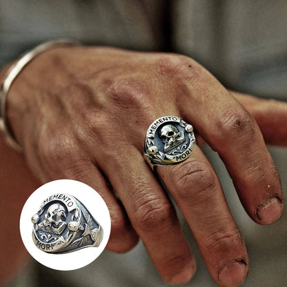 Memento Mori Totenkopf Ring