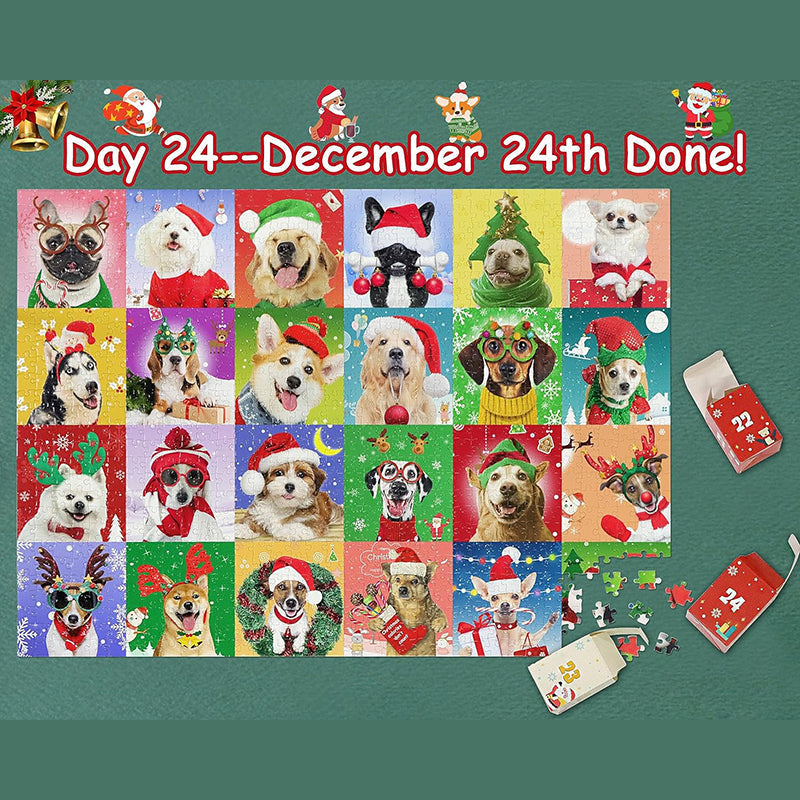 Vivolux | 1000PCS Weihnachten Puzzle Adventskalender - Weihnachtsgeschenk