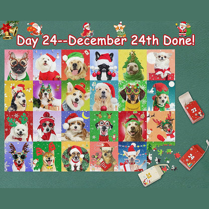 Vivolux | 1000PCS Weihnachten Puzzle Adventskalender - Weihnachtsgeschenk