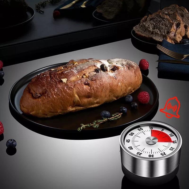 Vivolux | Edelstahl Küchenuhr