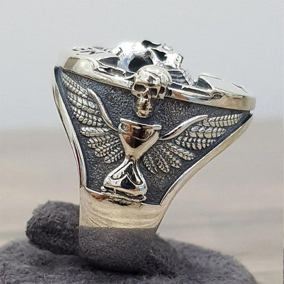 Memento Mori Totenkopf Ring