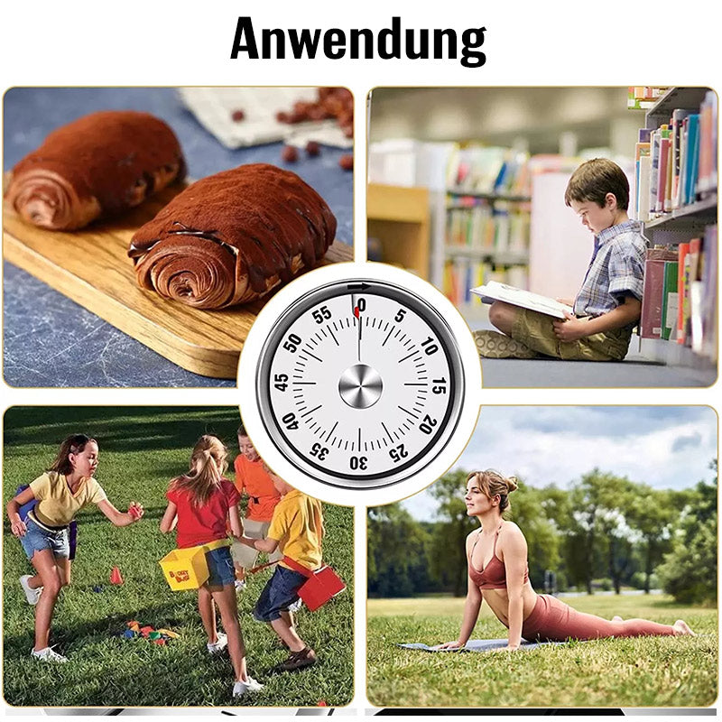 Vivolux | Edelstahl Küchenuhr